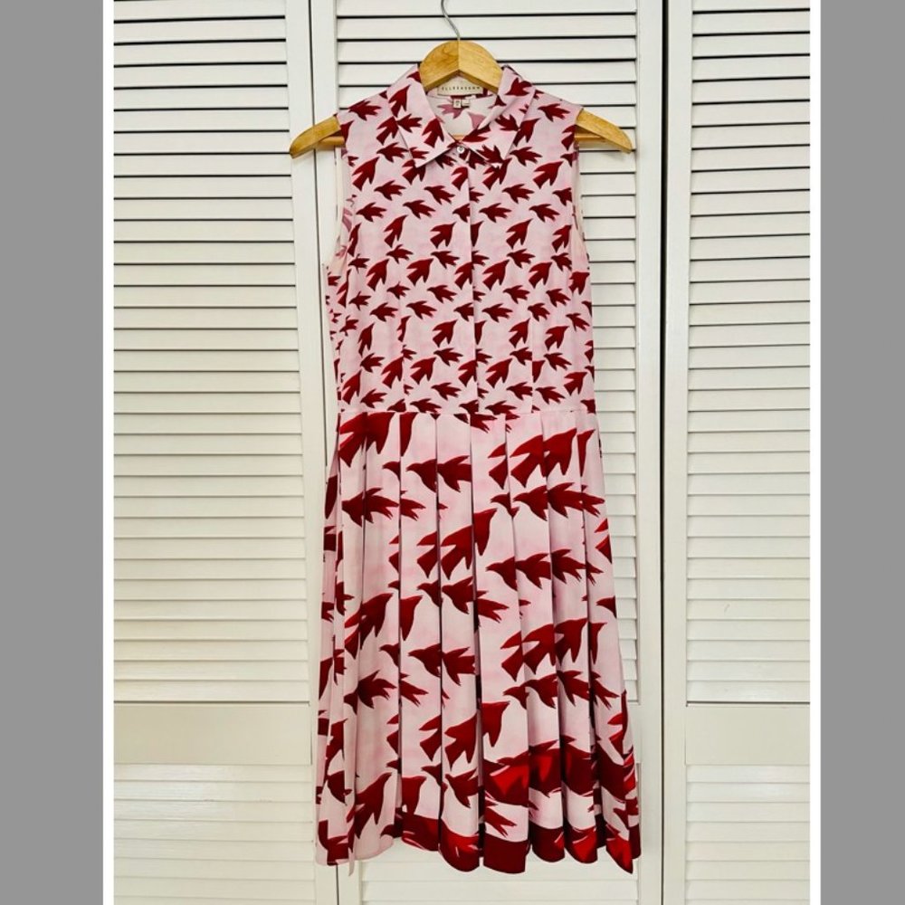 Elle Sasson Flirty Fun Silk Day Dress size 4/ 36
